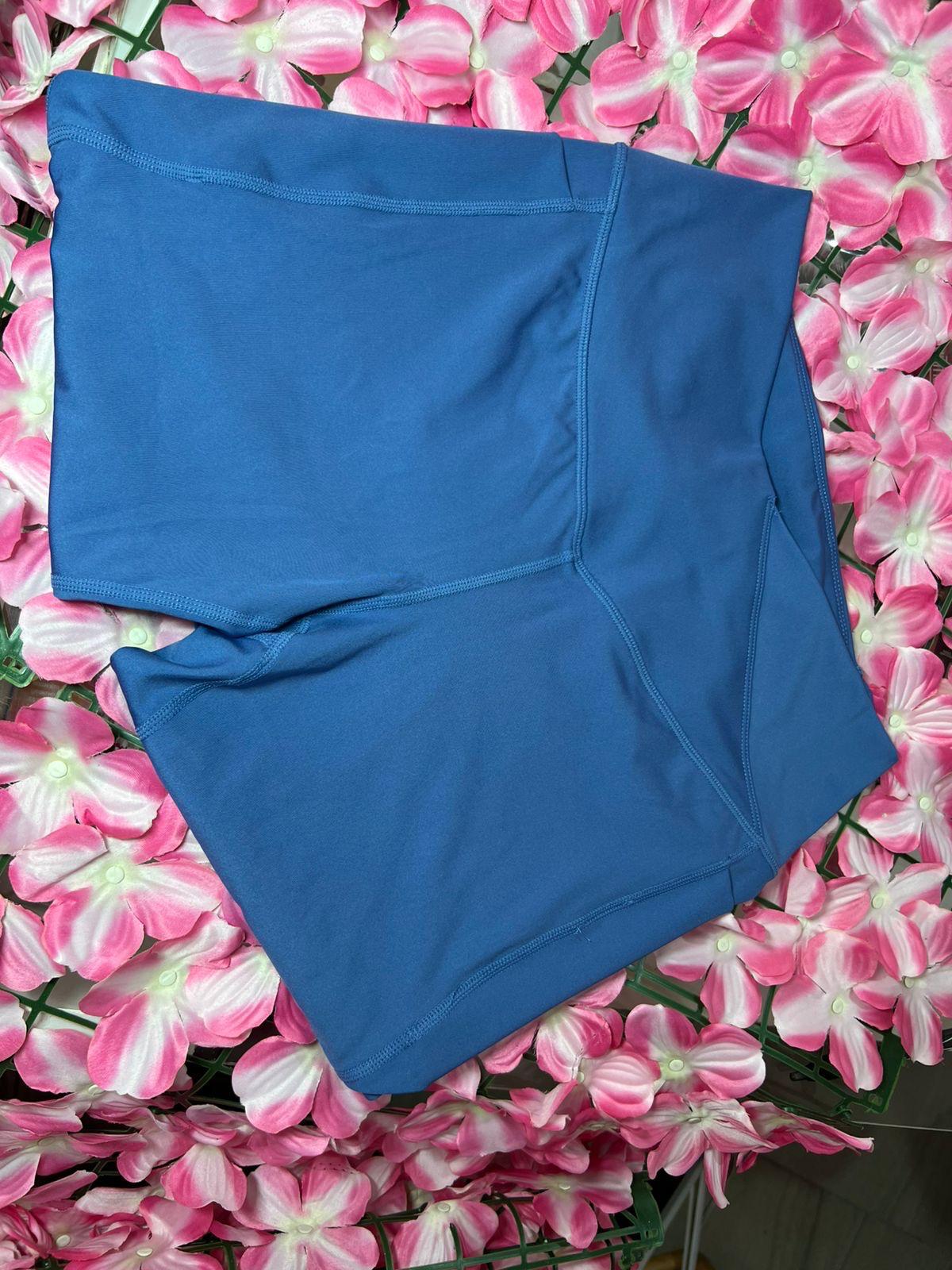 licra deportiva azul